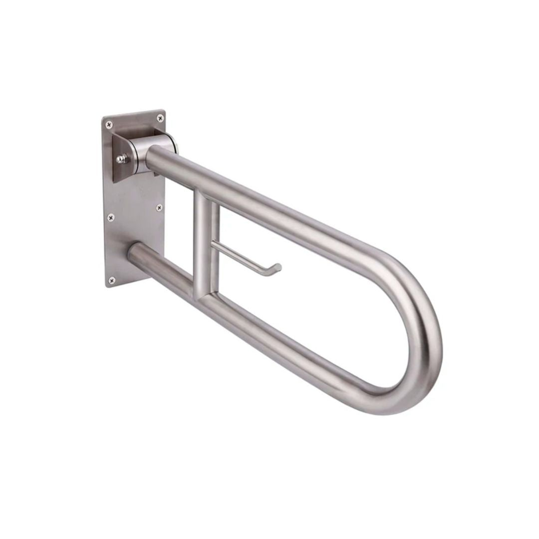 Barra Seguridad Abatible Acero Inoxidable 78cms