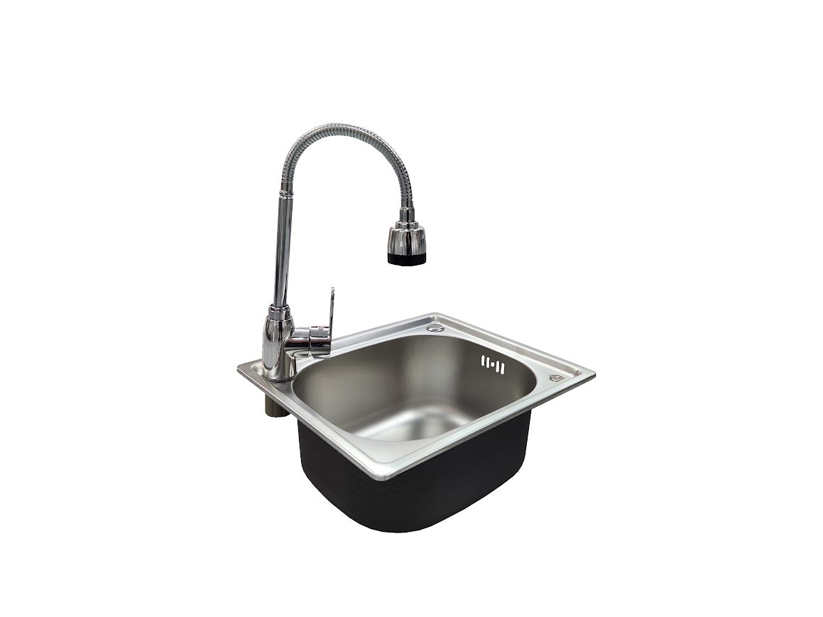 Lavaplatos 37x32 con Llave Semi Flexible (Promo N°17)