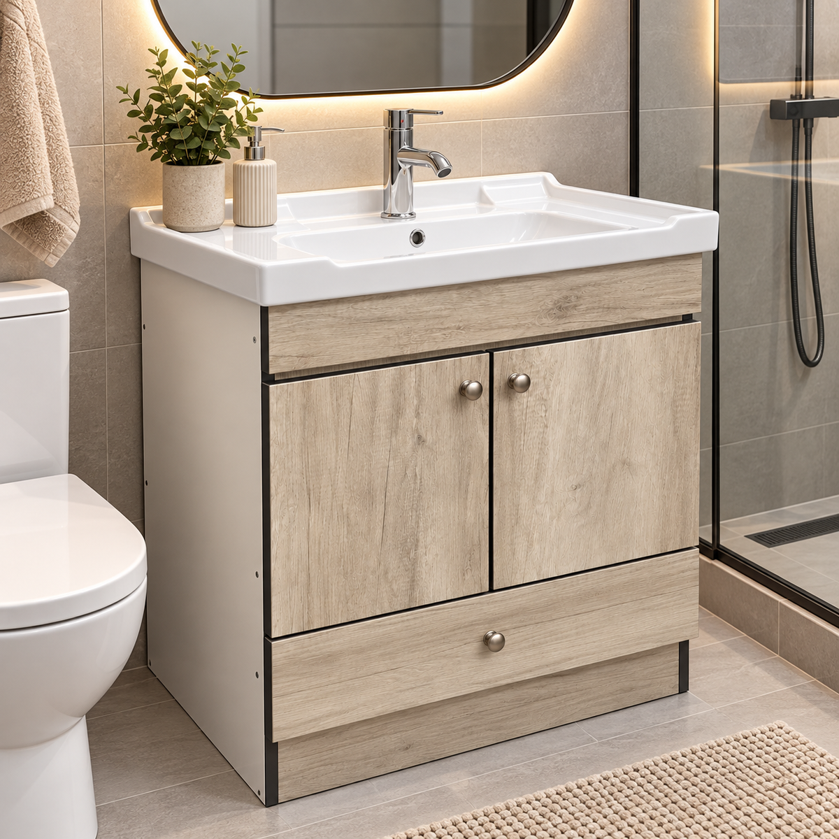 Vanitorio Toscana 80cm con cajon