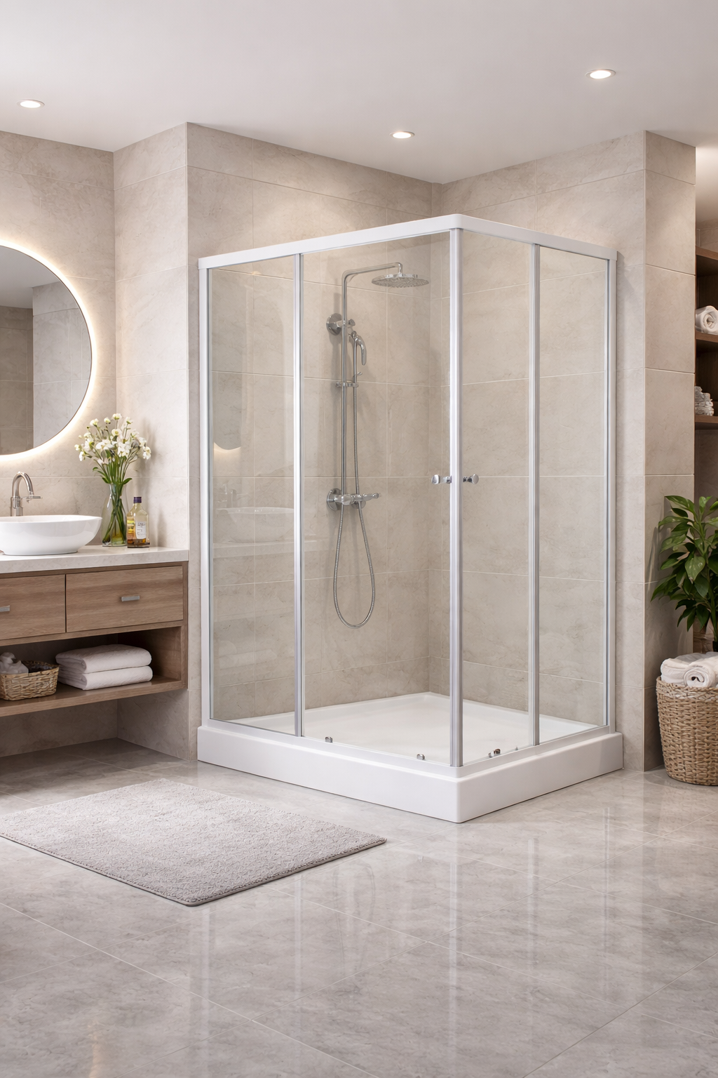 Shower Door 120x80cm Izquierdo