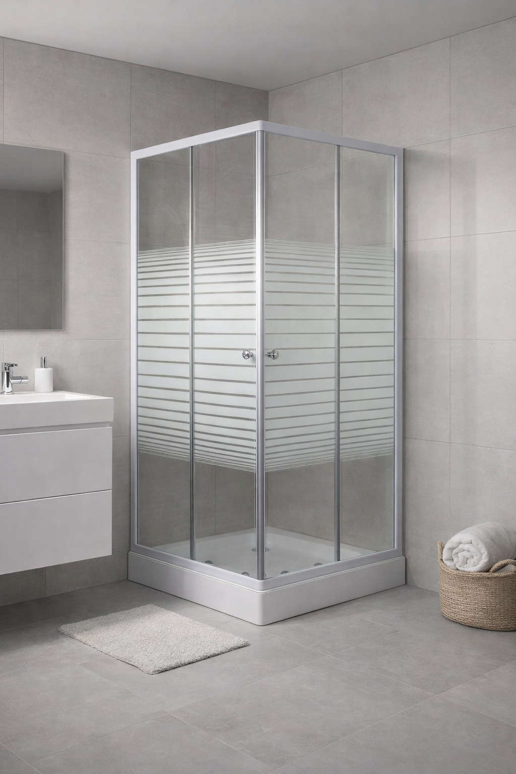 Shower Door 80x80 cm
