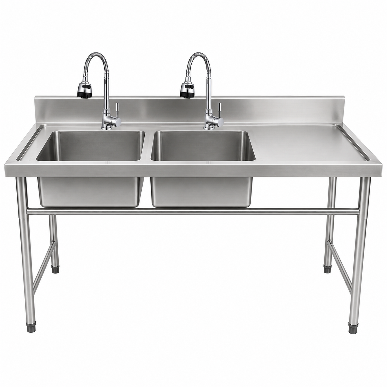 Lavafondos 175x60 Cm con Escurrido Derecho + Llave Semi-flexible X015 (Promo N°43)