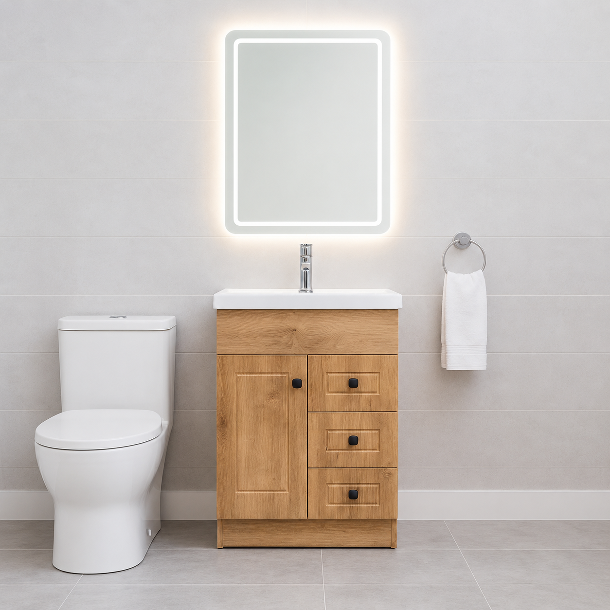 Vanitorio Viena 60 Cms 3 Cajones