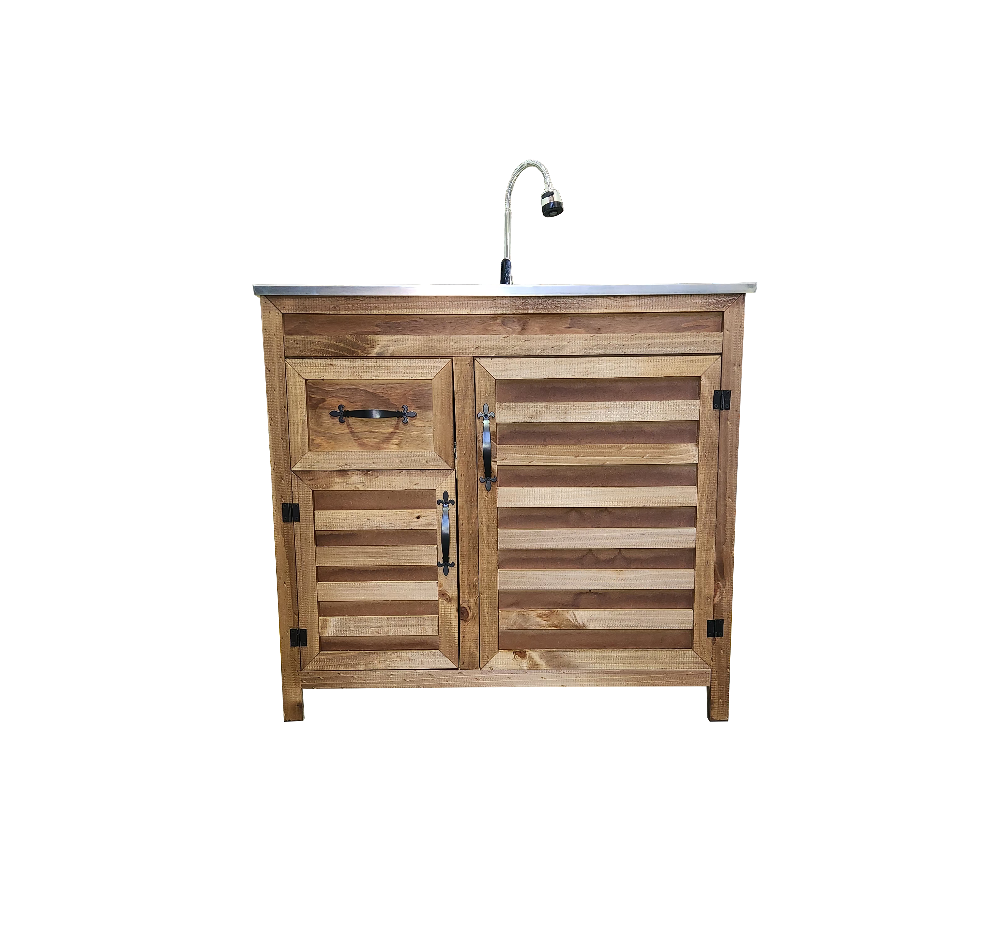 Mueble de Lavaplatos 80cm Rústico