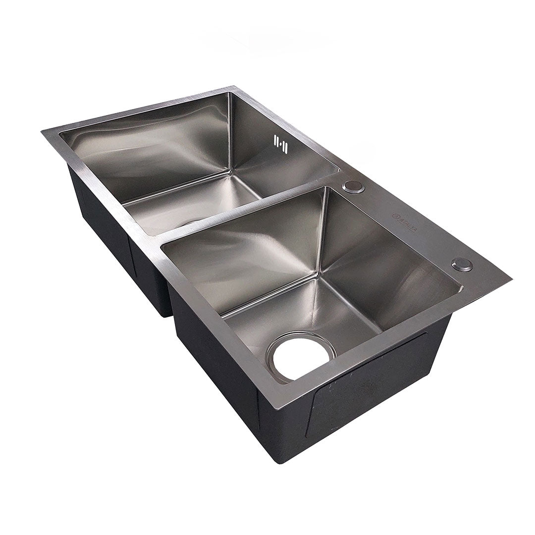 Lavaplatos Deluxe Silver 68x38 (A) Cms.