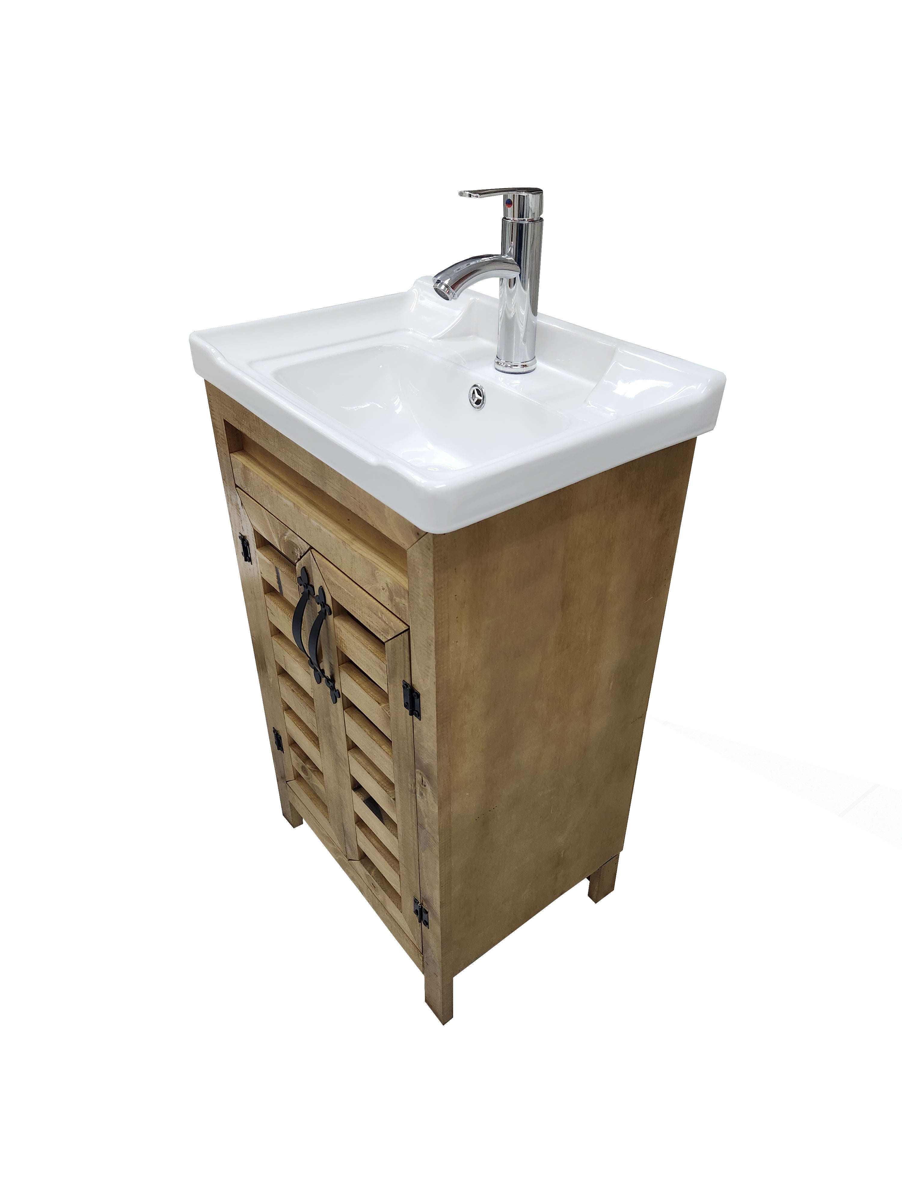 Vanitorio Rustico 50x37x85cm sin Cajon