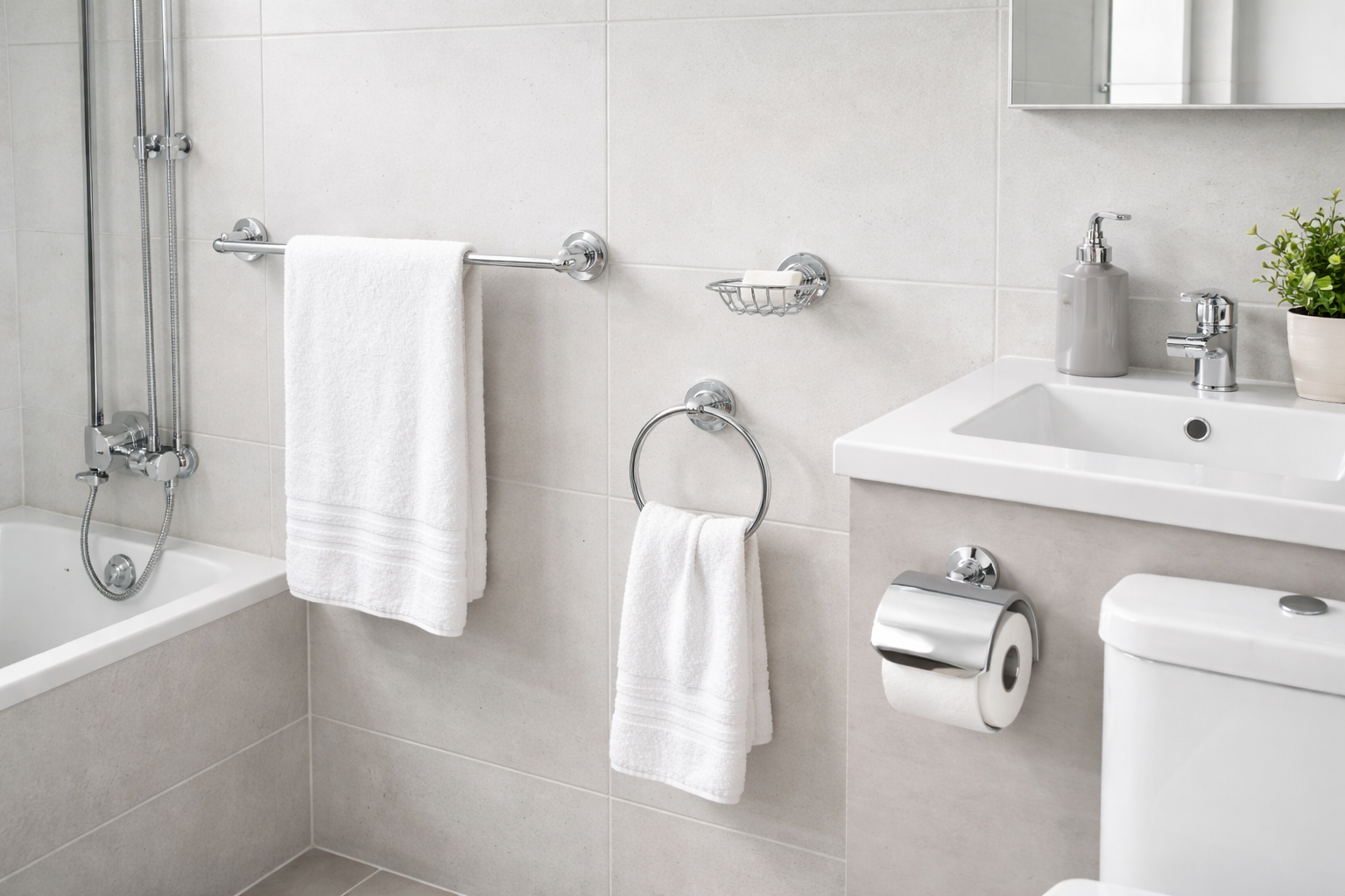 Set Accesorios Baño 5 Piezas Colomba