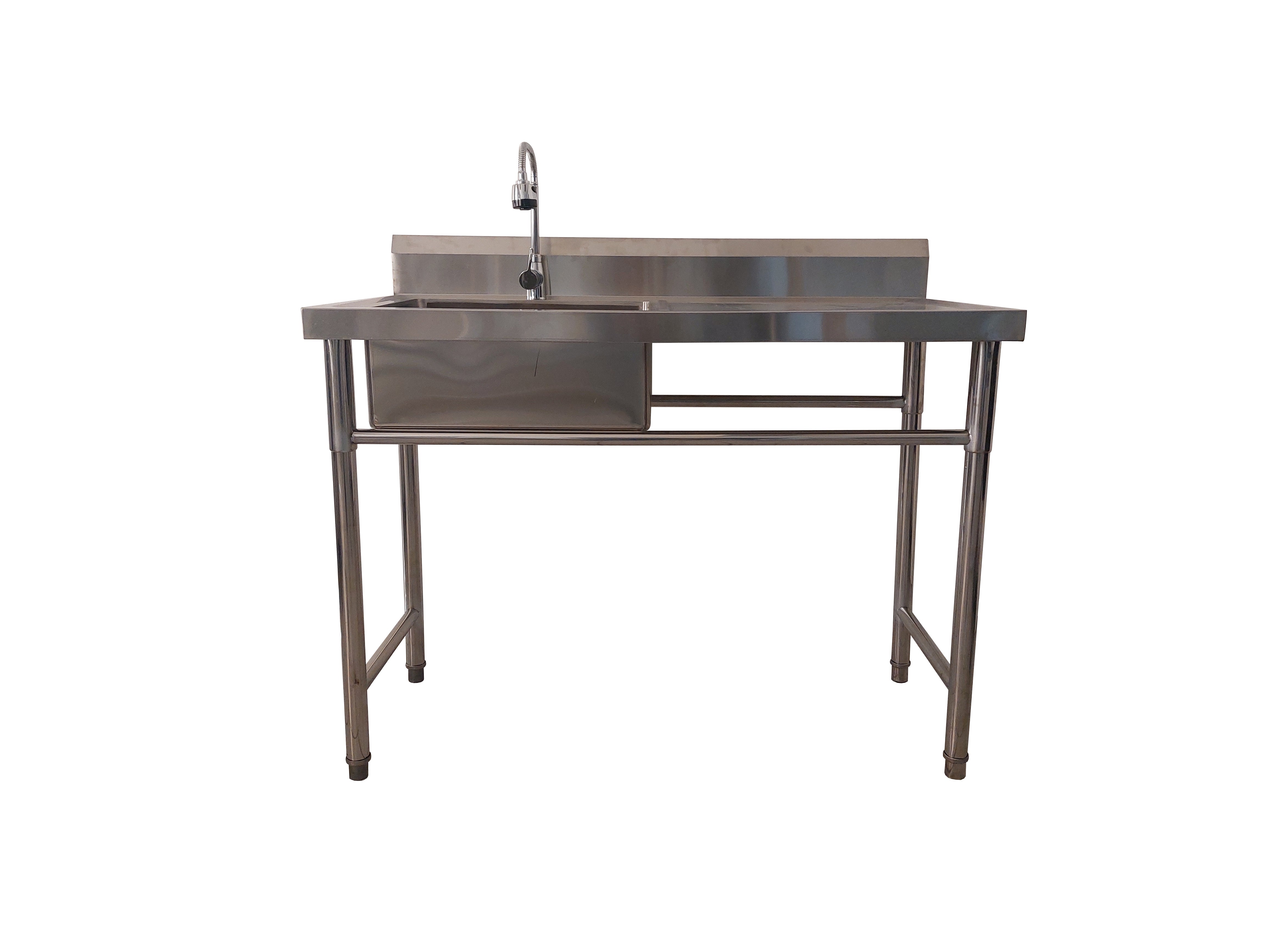 Lavafondos 120x60 Cm con Escurridor Derecho + Llave Semi-flexible X015 (Promo N°46)