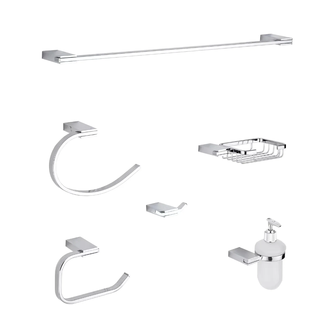 Set de Accesorios Cromados  -  Ducha Hamburg