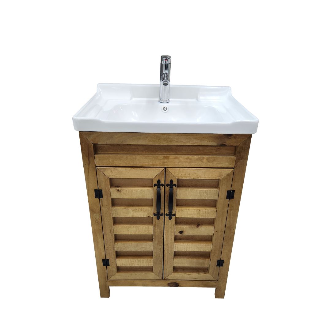 Vanitorio Rustico 60x47x85cm sin Cajon