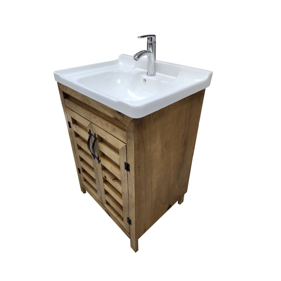 Vanitorio Rustico 60x47x85cm sin Cajon