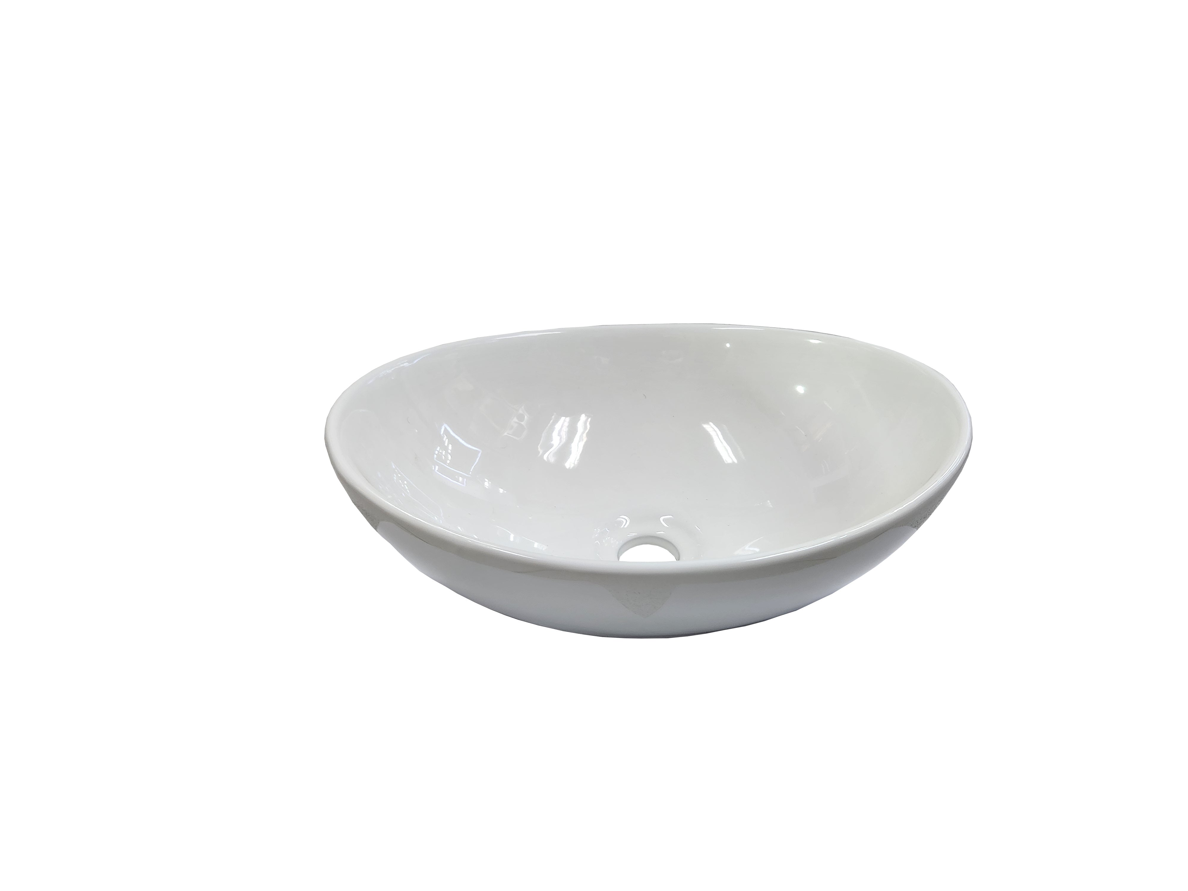 Loza de Sobreponer para Lavamanos Blanca 41x33