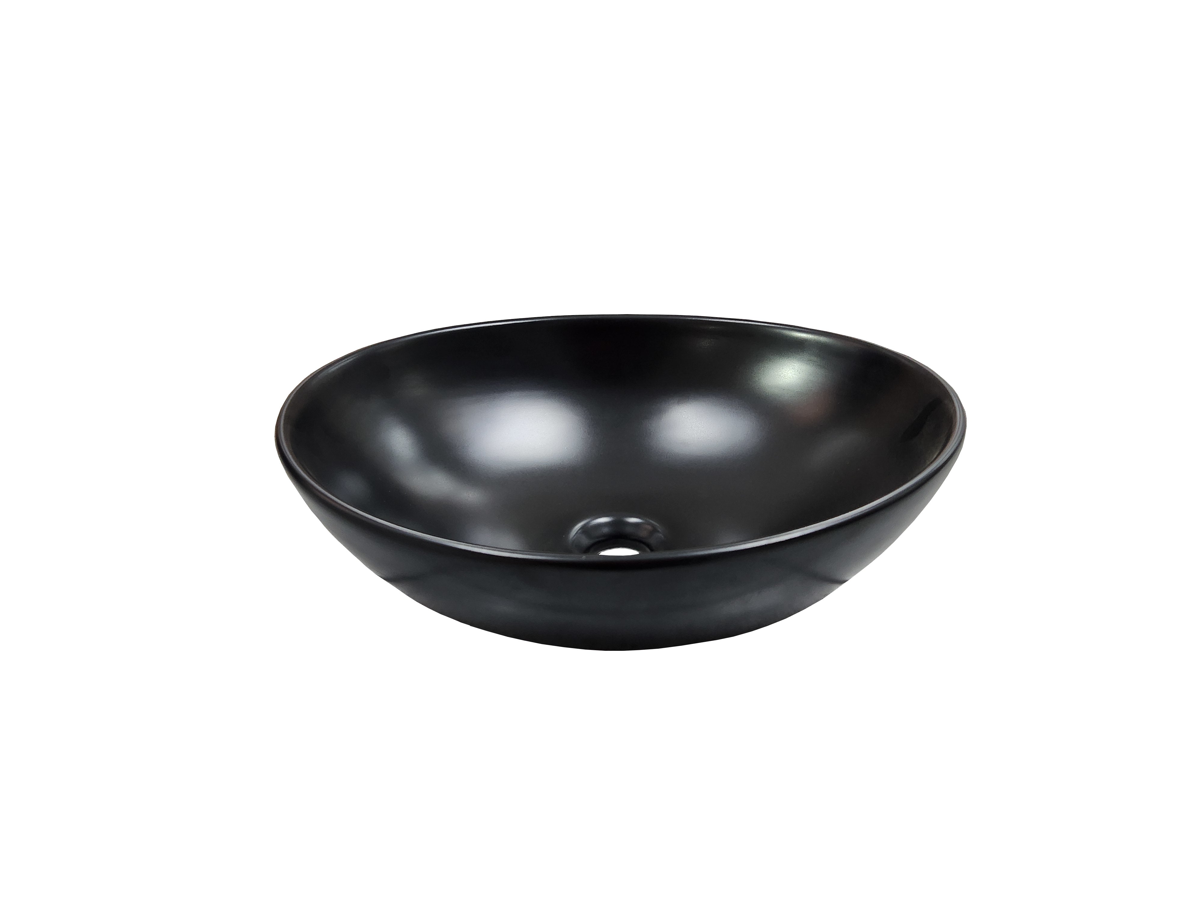 Loza de Sobreponer para Lavamanos Negro Matte 41x33 Cms.
