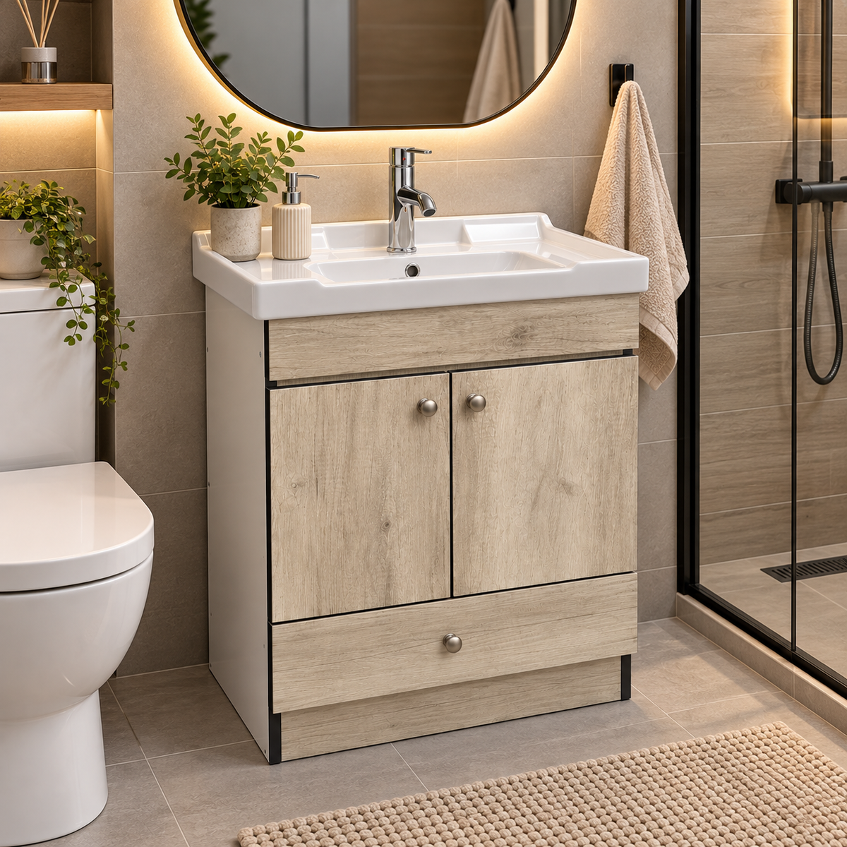 Vanitorio Toscana 70cm con cajon