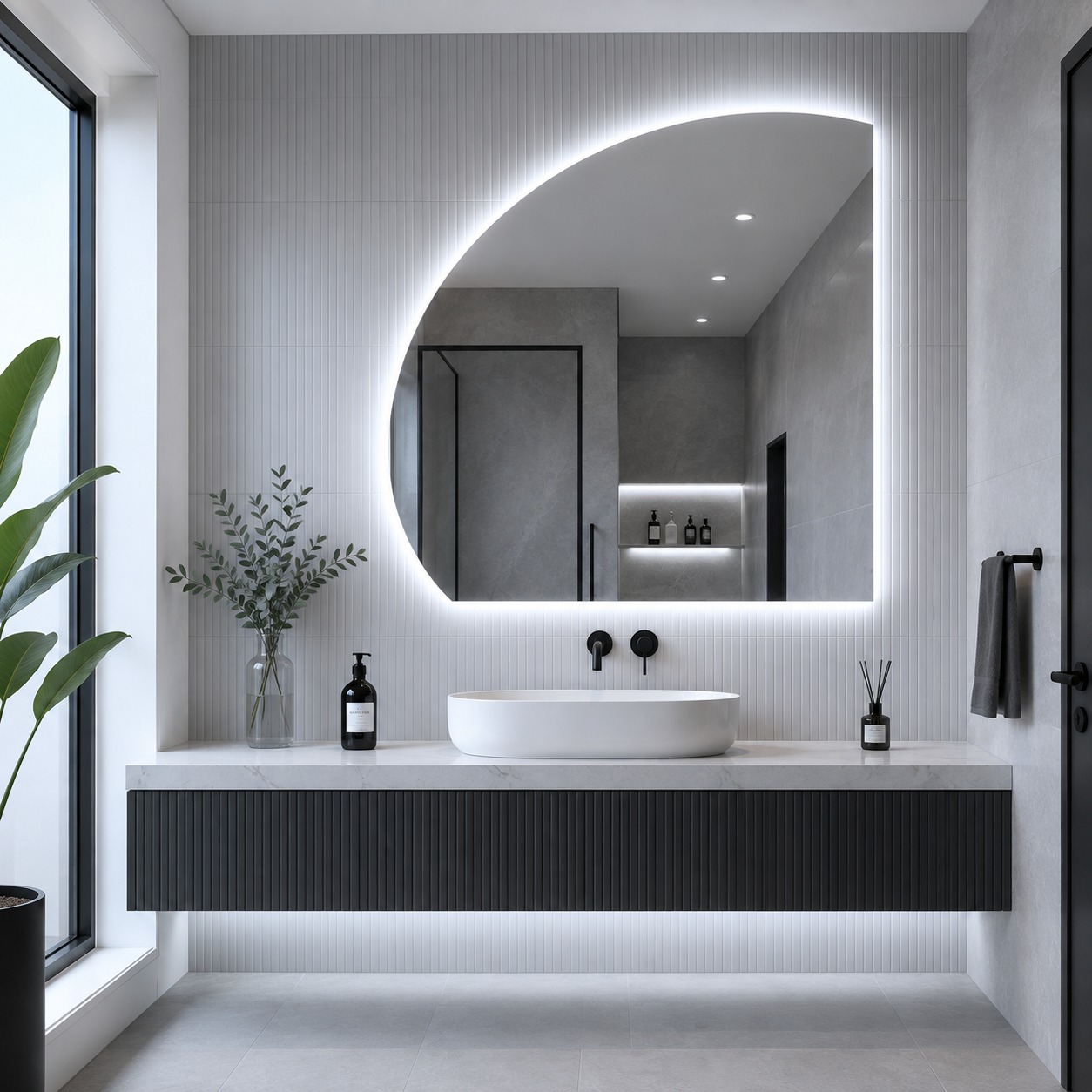 Espejo Led Aura 100x100Cm