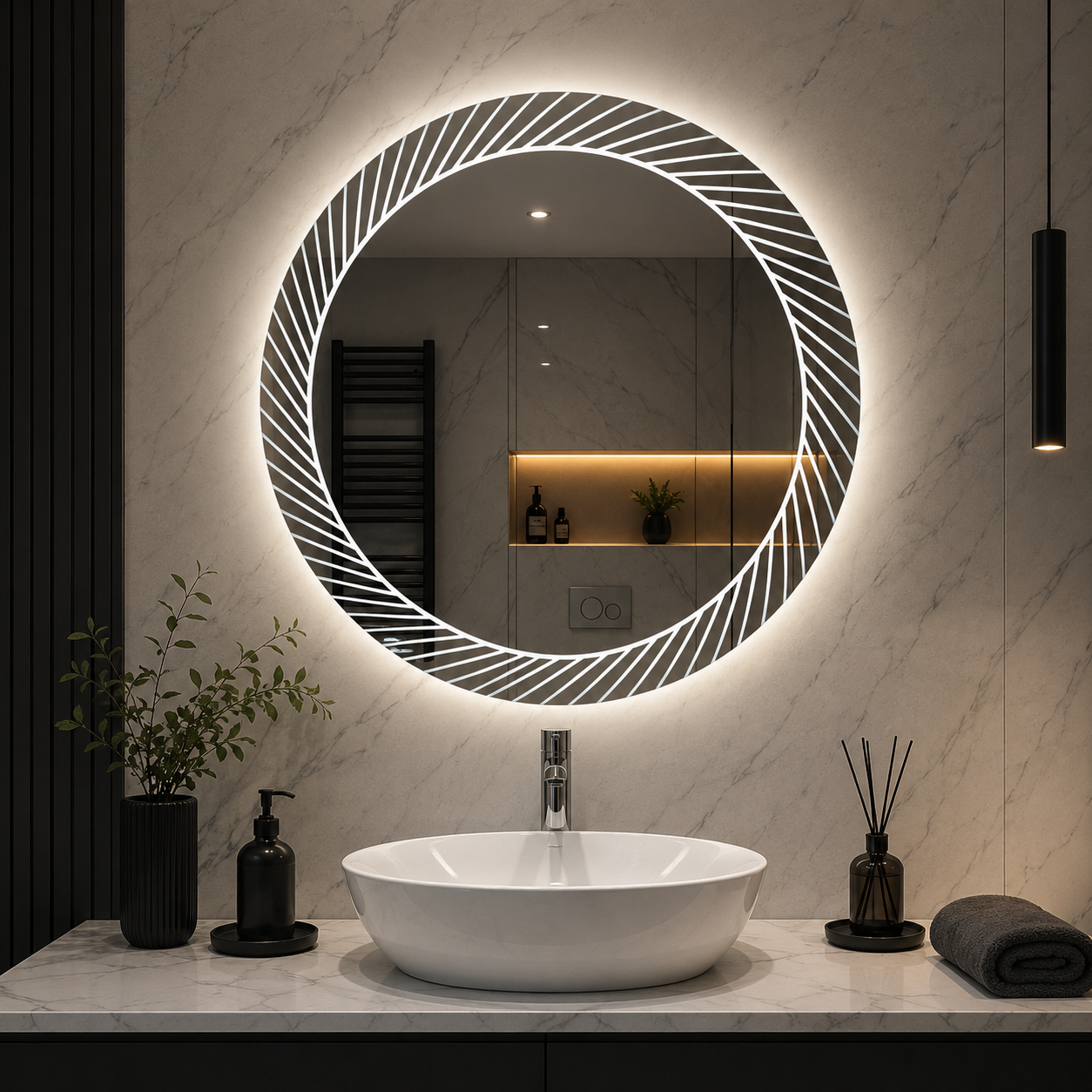 Espejo Led Nápoles 80 Cm