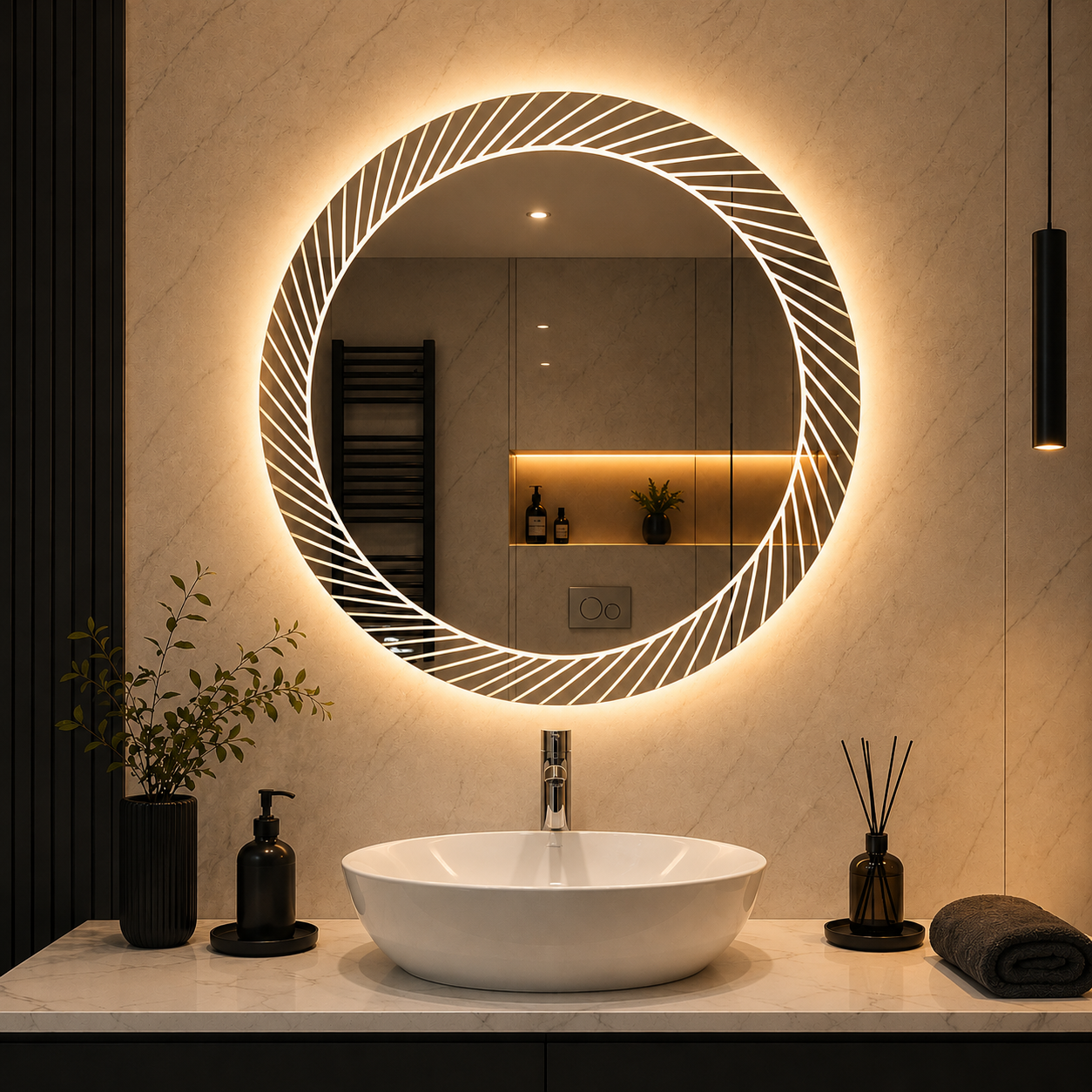 Espejo Led Nápoles 80 Cm