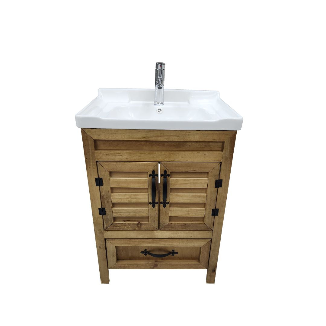 Vanitorio Rustico 60x47x85cm con Cajon