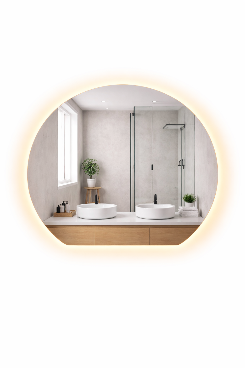 Espejo Led Ocaso 100x90 Cm