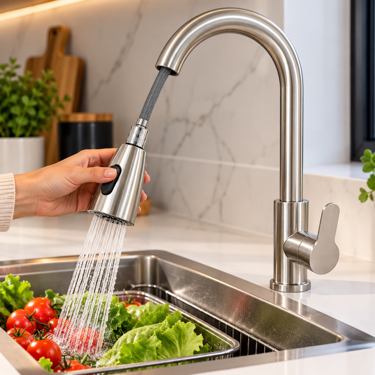 Llave Extensible para Lavaplatos Fluenta