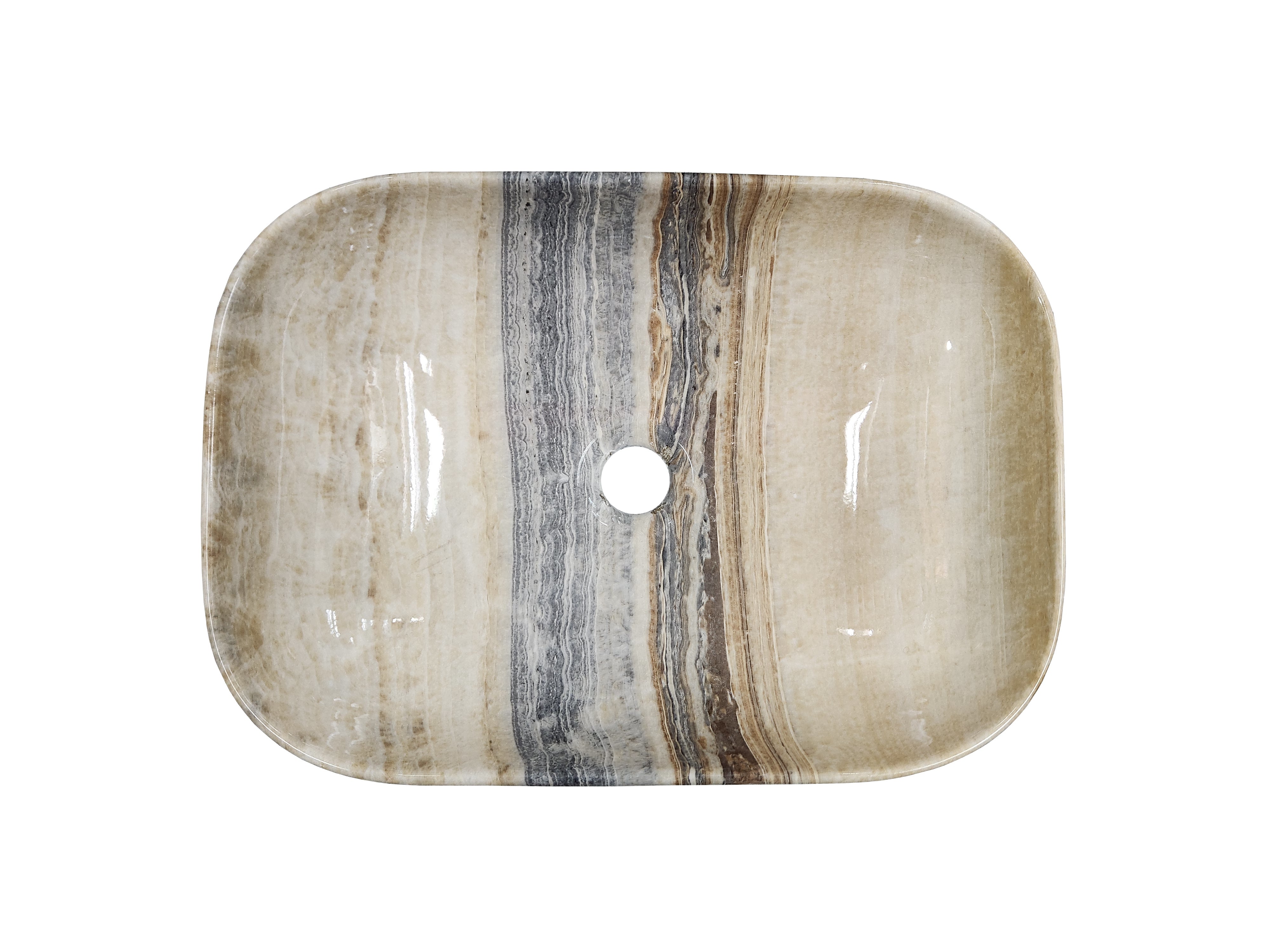 Loza de Sobreponer para Lavamanos 45x32cms