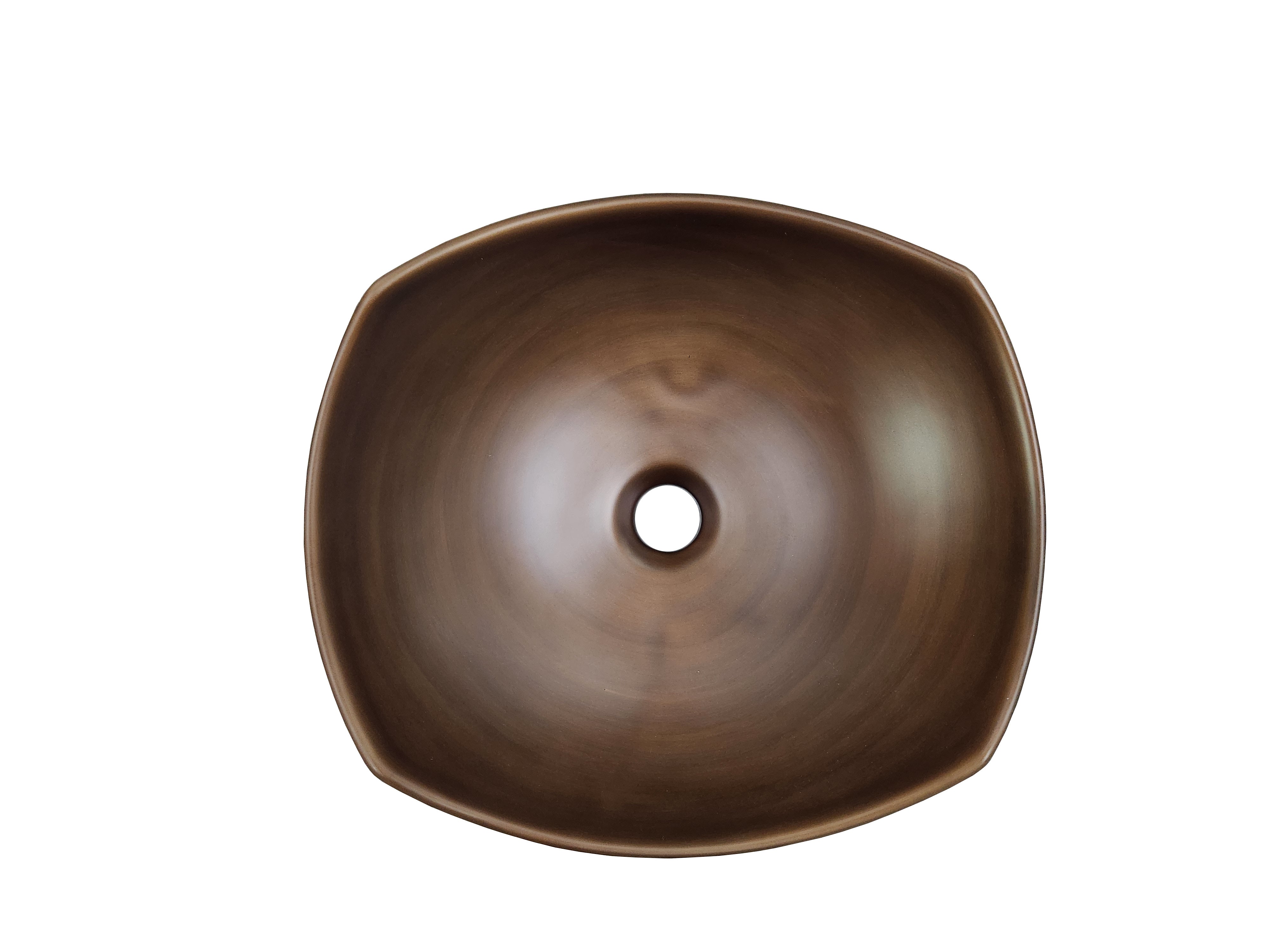Loza de Sobreponer para Lavamanos 42x38cms Cobre