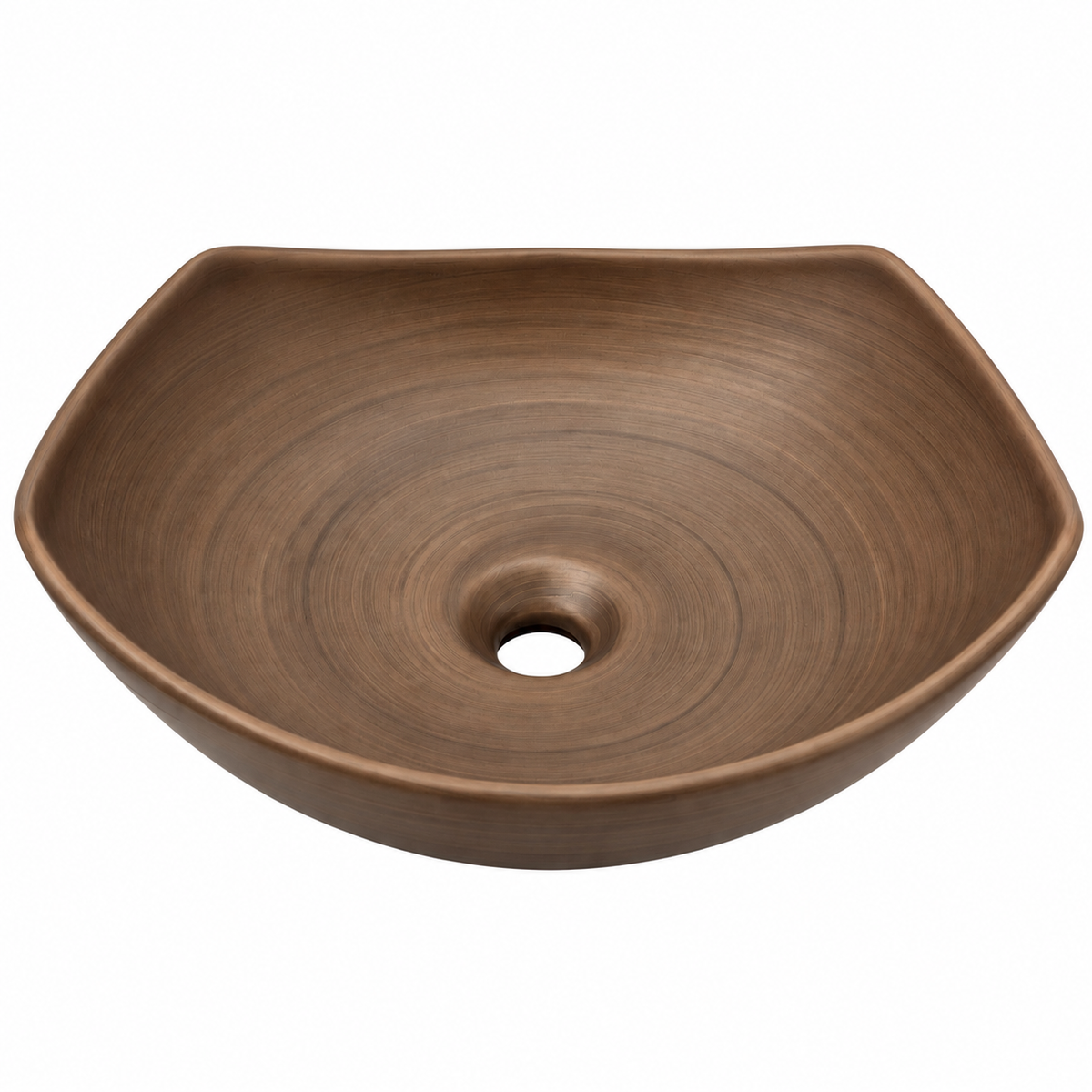 Loza de Sobreponer para Lavamanos 42x38cms Cobre