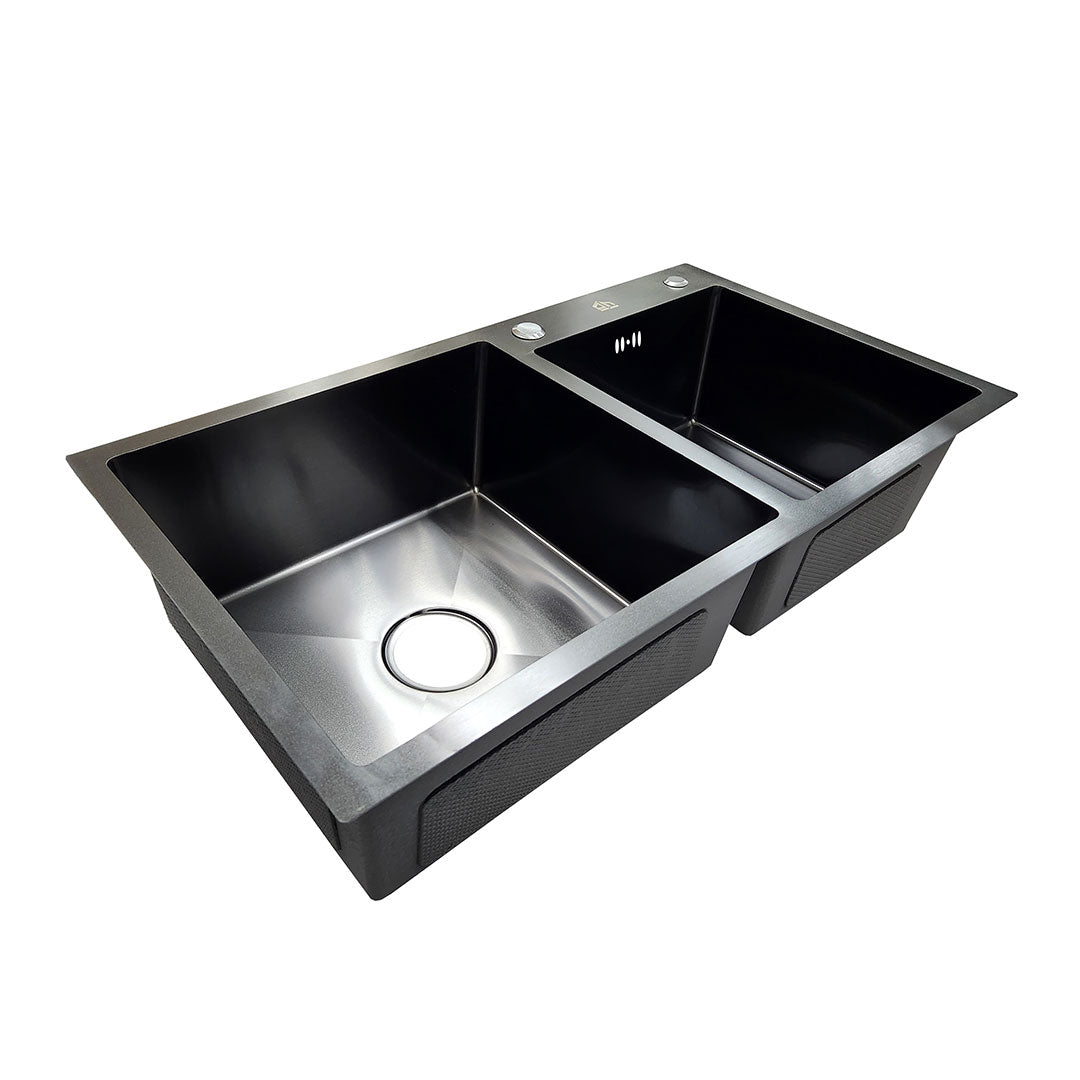 Lavaplatos Deluxe Black 82x45 (A) Cms.