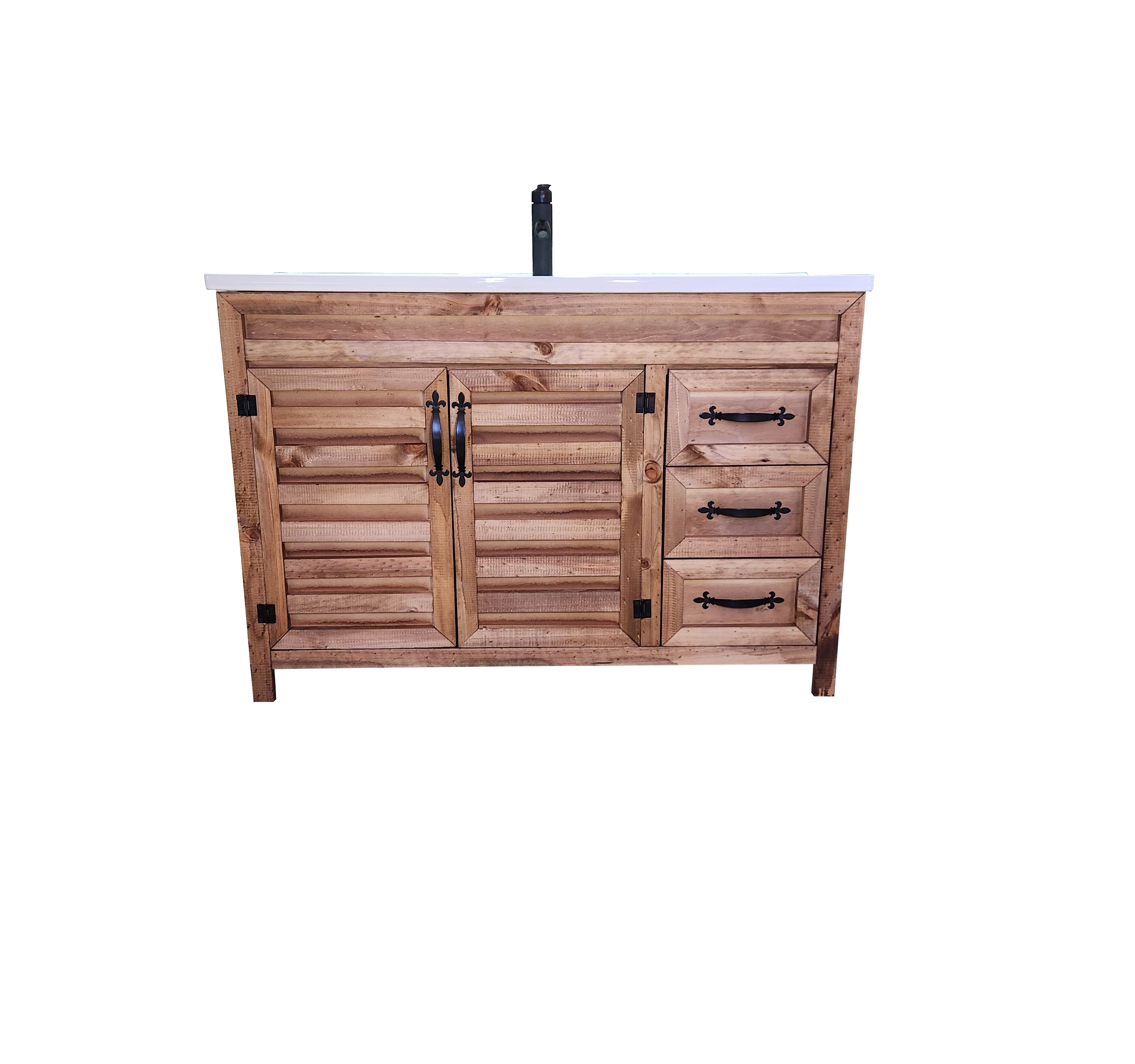 Vanitorio Rustico 120x47cm Simple