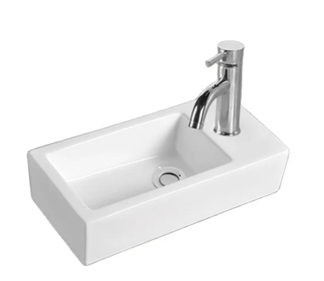 Loza de Sobreponer para Lavamanos  45x25cms