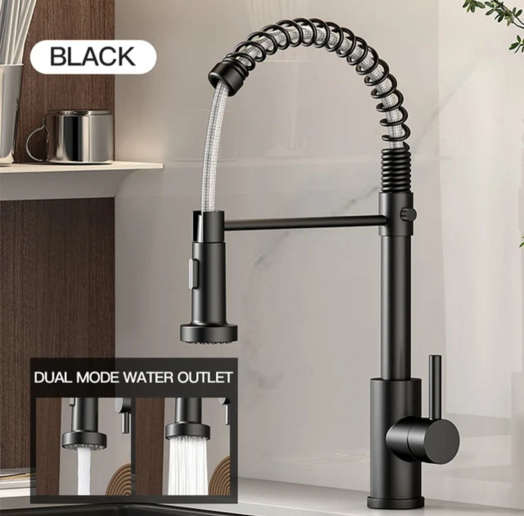 Lavaplatos 78x43  Black con Monomando Gourmet Negro y Accesorios Negros (Promo N°19)