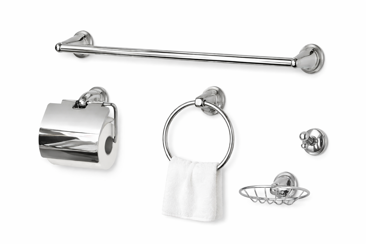 Set Accesorios Baño 5 Piezas Colomba