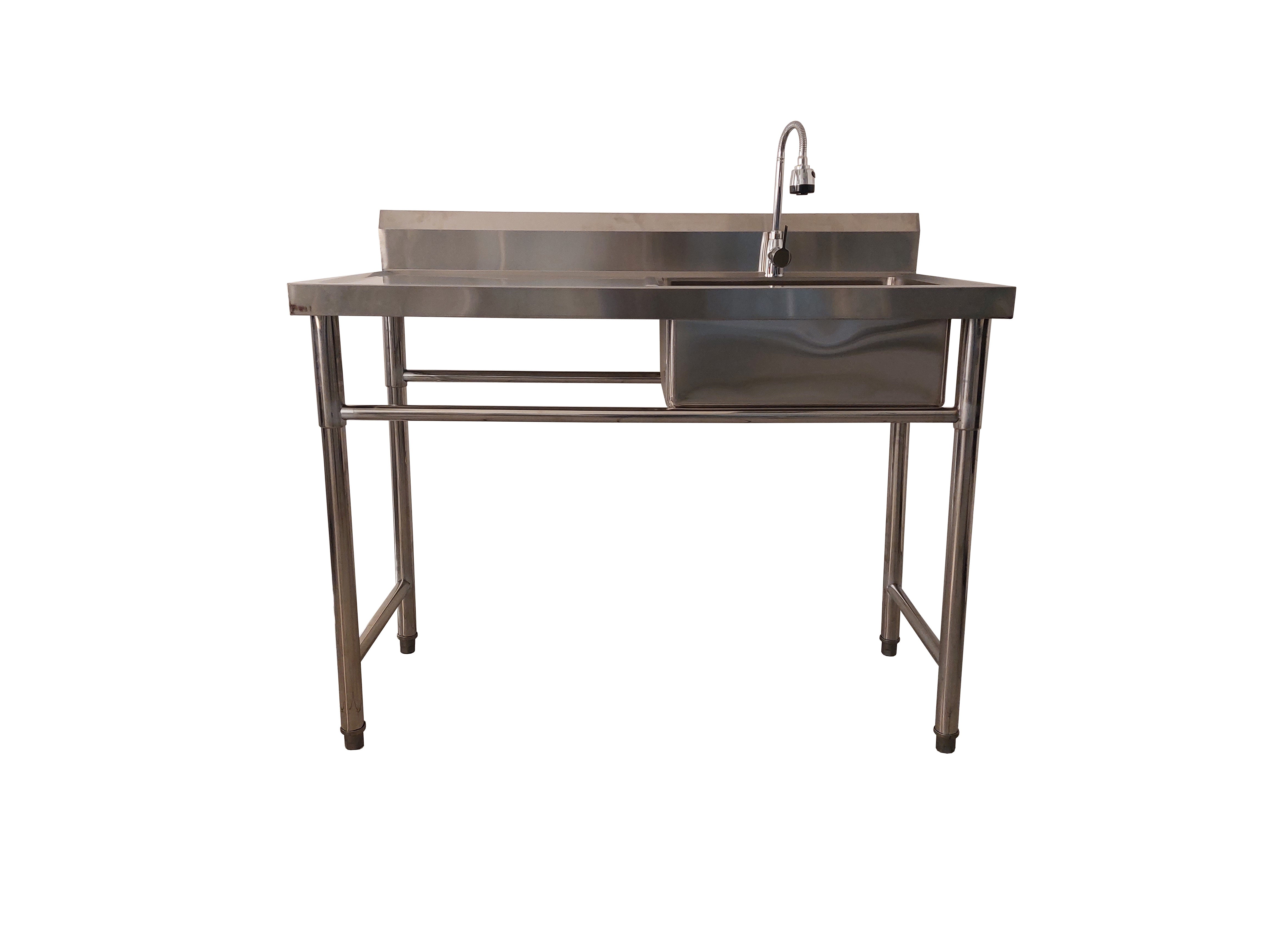 Lavafondos 120x60 Cm con Escurrido Izquierdo + Llave Semi-flexible X015 (Promo N°45)